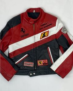 F1 Jacket Outfit, Red Ferrari Jacket, Vintage Ferrari Jacket, F1 Fits, Formula 1 Jacket, F1 Outfit, F1 Jacket, Vintage Racing Jacket, Racer Jackets