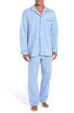 Free shipping and returns on Majestic International Cotton Pajamas (Big & Tall) at Nordstrom.com. Contrast piping trims a button-front shirt and elastic-drawstring pants, both crafted from soft, comfortable cotton. Cotton Loungewear Sets With Button Closure, Blue Cotton Sleepwear With Button Closure, Button-up Cotton Sleepwear For Pajama Party, Cotton Button-up Sleepwear For Pajama Party, Cotton Button-up Sleepwear For Lounging, Cotton Lounging Sets With Pockets, Casual Cotton Button-up Sleepwear, Casual Cotton Sleepwear With Button Closure, Relaxed Fit Cotton Sleepwear With Collar