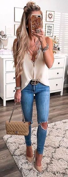 Outfits To Copy Perfect Fall Outfit, Chique Outfits, Outfit Trends, Outfits For Women, Casual Summer Outfits, Looks Style, Women's Summer Fashion, Outfits Casuales