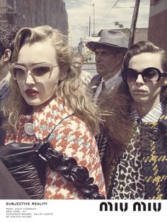 Miu Miu Ad, Hailey Gates, Vintage Miu Miu, Eyewear Campaign, Glasses Fashion Women, Miu Miu Sunglasses, Ray Ban Sunglasses Outlet, Miuccia Prada