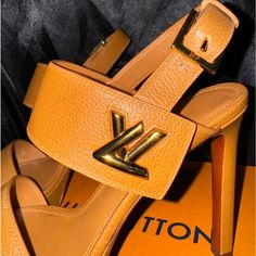 Louis Vuitton Horizon Platform Sandals Size 41 Only Worn Three Times. Cognac Timeless, Classy And Comfortable With A Platform. It's Hard For Me To Part With These Sandals, I Have A Back Injury And Will Never Wear Them Again. They Come With The Original Lv Box.Make Me An Offer!!!! Designer Tan Open Toe Heels, Designer Open Toe Tan Heels, Luxury Tan High Heel Shoes, Luxury Leather Heels, Luxury Tan Heels With Round Toe, Luxury Tan Round Toe Heels, Luxury Tan Leather Heels, Designer Tan Leather Heels, Luxury Tan Sandals For Formal Occasions