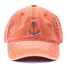 New England Anchor Hat- New England Red – Kiel James Patrick Classic Adjustable Trucker Hat For Summer, Classic Beach Baseball Cap With Curved Brim, Classic Curved Brim Baseball Cap For Beach, Vintage Curved Bill Baseball Cap For Beach, Vintage Short Brim Baseball Cap For The Beach, Vintage Baseball Cap With Curved Brim For Beach, Red Summer Hat With Curved Bill, Red Curved Bill Hat For Summer, Vintage Curved Brim Baseball Cap For Beach