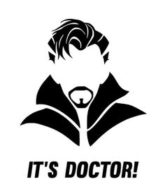 it's doctor sticker on a white background