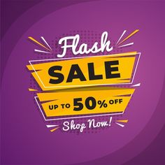 the flash sale is up to 50 % off