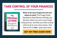 a book with the title'take control of your financials'and an image of a