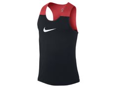 a black and red nike tank top