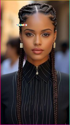 Easy Hairstyles | Tips en Instagram: “yes or no? 😍😍 (via: @academiedecoiffure ) No Copyright Infringement Intended • For the owners, if you don’t want your video to be posted…” Hair Black Women, Cool Braid Hairstyles, Beautiful Braids