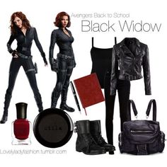 Diy Black Widow Costume, Black Widow Outfit, Widow Costume, Marvel Inspired Outfits, Marvel Outfits, Black Widow Costume, Spy Outfit, Marvel Fashion, Avengers Costumes