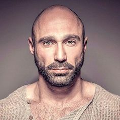 Bald Man With Beard, Beard Styles Bald, Shaved Head With Beard, Man With Beard, Mens Hairstyles With Beard