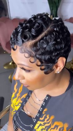 We rounded up 70 gorgeous pixie haircuts and hairstyles for black women to try in 2024. Short Weave Hairstyles, Short Relaxed Hairstyles, Short Hair Designs, Spring Nail Designs, Short Hair Pixie Cuts