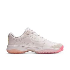 Nike Court Lite 2 'Lotus Pink' White/Lotus Pink CJ6781-600 Nike Court Lite 2, Nike Court Lite, White Lotus, Pink White, Lotus, Tennis, Nike, Sneakers, Pink