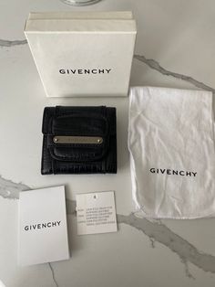 Vintage Givenchy wallet black alligator embossed New old stock  Never used  box shows some ware Old Money Wallet, Givenchy Wallet, Cold Spring Ny, Giorgio Armani Sunglasses, Money Wallet, Black Alligator, Vintage Givenchy, Cold Spring, Vintage Tommy Hilfiger