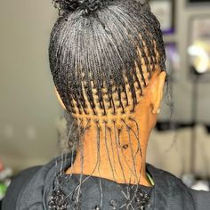 The Original Braid Goat 🐐💜 | Braider + Loctician (@thebraidgoat) • Instagram photos and videos Jayda Braids, Tiny Braids, Braided Designs, Micro Braids Styles, Happy Charms, Locs Natural, Silk Press Hair, Sister Locks, Cornrows Braids For Black Women