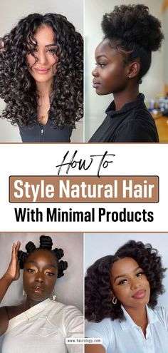 Want to style your natural hair with minimal products? My blog post has you covered with 7 easy looks to let your natural hair shine! Learn how to create wash-and-go styles, high buns, twist-outs, and more using just a few essential products. Plus, discover the must-have minimal hair styling products that will keep your hair healthy, frizz-free, and styled with ease. Ready to simplify your hair routine? Head to the blog now for effortless natural hair looks!​ Minimal Hair, Hair Color Guide, Hair Issues, Hair Spa, Professional Hairstylist, Hair Shine, Hair Blog, Frizz Free, Hair Cream