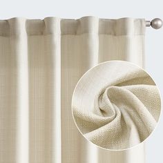 PRICES MAY VARY. Ready Made: Beautiful beige linen textured back tab curtains hold infinite beauty and surprises. Package includes 2 panels in 38 inch wide by 96 inch long each, 76 by 96 combined. Add a touch of elegance to your room with COLLACT linen textured rod pocket curtains. Light Filtering & Semi Sheer: COLLACT unlined casual weave curtains, designed to softly filter light and create a gentle ambiance. These semi-sheer curtains delicately frame your view, allowing natural light to gently Modern Farmhouse Curtains, Textured Curtains, Casual Bedroom, Beige Curtains, Pocket Window, Tab Curtains, Farmhouse Curtains, Long Curtains, Curtain Texture