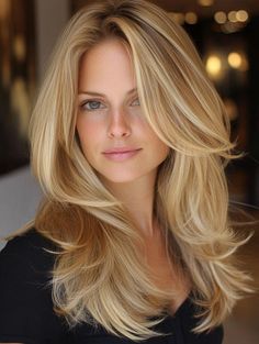 Light Honey Blonde Highlights, Soft Honey Blonde Hair, Fall Honey Blonde, Bright Golden Blonde Hair, Honey Blonde Hair Color Ideas, Warm Blonde Hair, Honey Blond, Highlights Ombre