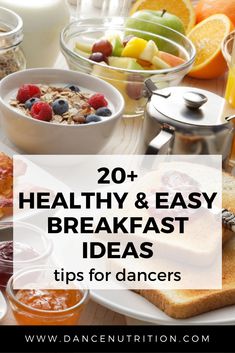 healthy and easy breakfast ideas for dancers