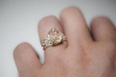 Diamond Engagement Ring Raw Diamond Ring Size 7 Engagement Engagement Ring Raw, Raw Diamond Ring, Raw Diamond Rings, Gift For Anniversary, Raw Diamond, Quartz Ring, Ring Size 7, Diamond Engagement Ring, Emerald Cut