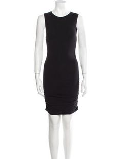 Reformation Sheath DressBlackKeyhole AccentSleeveless with Scoop NeckButton Closure at BackDesigner Fit: Dresses by Reformation typically fit true to size. Sleeveless Ruched Mini Dress For Work, Fitted Sleeveless Bodycon Dress For Daywear, Sleeveless Bodycon Dress For Daywear, Sleeveless Bodycon Mini Dress For Daywear, Scoop Neck, Dress Outfits, Organic Cotton, Mini Dress, Clothes For Women