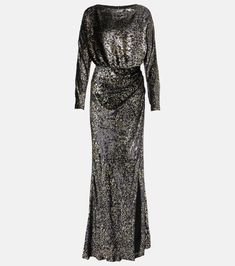 Angelique gown in black - Simkhai | Mytheresa Glamorous Silk Evening Gown, Metallic Silk Dress For Gala, Metallic Silk Dresses For Gala, Glamorous Silk Gown For Gala, Luxury Silk Evening Dress With Sequins, Glamorous Evening Silk Gown, Elegant Silk Gown With Sequins, Festive Silk Evening Dress For Gala, Metallic Maxi Evening Dress For Gala