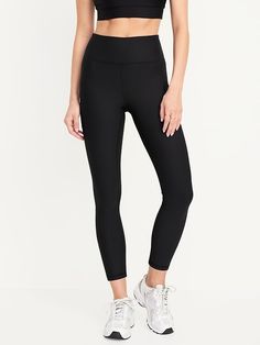 High-Waisted PowerSoft Ribbed Leggings | Old Navy Old Navy Workout Clothes, Old Navy Athleisure Outfits, Old Navy Leggings, Athleta Leggings, Ribbed Leggings, Birthday List, Athleisure Outfits, Christmas Wishlist, Wicks