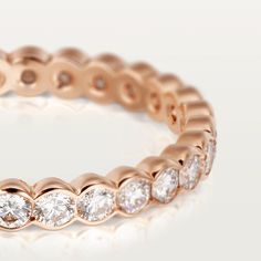 Broderie de Cartier wedding band, rose gold 750/1000, set with 28 brilliant-cut diamonds, 0,78 carat. Width: 2.7 mm (for size 52). Cartier Wedding Band, Cartier Wedding Bands, Diamond Eternity Wedding Band, Organic Jewelry, Pearl Diamond, Diamond Eternity, Brilliant Cut Diamond, Diamond Solitaire, Cartier