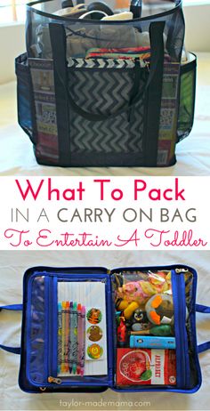 what to pack in a carry on bag for an entician 4 toddler