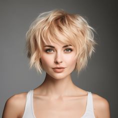 55 Trending Bixie Haircut Ideas for This Year Bixie Haircut, 40 Hairstyles, Kort Bob, Shaggy Short Hair, Choppy Bob Hairstyles, Beauty Hairstyles, Bob Haircut For Fine Hair, Messy Short Hair, Edgy Short Hair