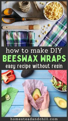 how to make diy bee - sax wraps easy recipe without ressining