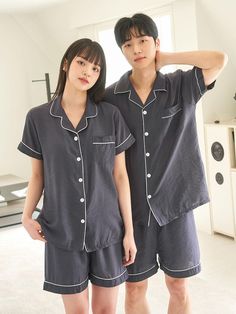 Composition : rayon 70%, nylon 30%Color : Gray_one-size fits all, Gray_Men's XL, Gray_One-size-fits-all, Gray_One-size-fits-all, Indigo_Men's XL, Indigo_One-size-fits-all, Indigo_One-size-fits-allCountry of Origin : CHINA Casual Solid Color Pajama Party Sets, Casual Solid Color Sets For Pajama Party, Casual Sleepwear With Matching Set And Short Sleeve, Gray Cotton Loungewear Sets, Matching Summer Sleepwear Loungewear, Casual V-neck Sets For Pajama Party, Casual Black Home Sets, Relaxed Fit Matching Loungewear Sets, Solid Color Short Sleeve Sleepwear For Pajama Party