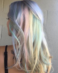 2013 Hairstyles, Rainbow Hair Color Ideas, Hair Dyed Underneath, Dipped Hair, Frozen 2013, Dip Dye Hair, Bright Hair Colors