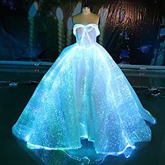 Glow In The Dark Dress, Light Up Dresses, Dark Dress, Cute Prom Dresses, Pretty Prom Dresses, Up Wedding, Beauty Dress, Wedding Dresses For Sale, Quince Dresses