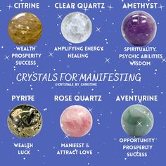 Crystals For March, Crystals To Wear Daily, Crystals For Sexuality, Crystal Meanings Charts, Crystals For Manifesting, Crystal Combinations, Crystal Identification, Gemstones Chart