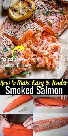 how to make easy and tender smoked salmon