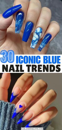 blue nail trends, navy blue nails, pastel blue nails, short blue nail designs, blue nail ideas, summer nails 2024, July 4th nails, 4th of July nails, July 4th nail ideas, 4th of July nail ideas, July 4th nail designs 2024 Blue Nail Trends