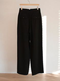 Chic, classic trendy trousers with wide leg and two pin tucks. Extra wide leg creates a chic silhouette and comfortable fit. Suit pants for casual or dress wear. Model is in MINUSEY S. ✔️ Free worldwide express shipping over $100✔️ Loved by 6,500+ customers✔️ Limited edition collections, maximum style⠀⠀⠀⠀⠀⠀⠀⠀⠀Stay ahead of the trend with can’t-find-anywhere-else staples. Your closet will thank you 💕 * MINUSEY S = EU 34, US 2* MINUSEY M = EU 36, US 4* 97% Polyester / 3% Spandex* Dry clean* Made in Korea - Model Height: 172cm/5'7" (US2, EU34) Solid Wide Leg Pants With Welt Pockets, Classic Wide Leg Pants With Relaxed Fit, Solid Wide Leg Dress Pants With Pressed Crease, Classic Baggy Pants For Business Casual, Classic Baggy Wide-leg Pants, Classic Baggy Wide Leg Bottoms, Classic Baggy Pants For Formal Occasions, Classic Wide Leg Dress Pants With Relaxed Fit, Solid Color Wide Leg Pants For Formal Occasions