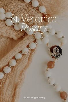 Aesthetic Catholic rosaries and lifestyle products for girlies | Catholic Church Aesthetic, Catholic Art, Catholic Wedding, Catholic Travel, Catholic Design, Rosary, Rosary Aesthetic, Rosary Jewelry, Rosary Necklace | Uncover the woman God created you to be by diving into your faith with our Catholic lifestyle products & rosaries. abundantlyyours.org St Veronica, Church Aesthetic, Catholic Crafts, Jesus Face, Catholic Wedding, Rosary Necklace, Catholic Art