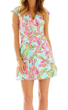 Lilly Pulitzer Briella Fit & Flare Cap Sleeve Dress in In The Vias Cap Sleeve Dress, Womens Fashion Casual Summer, Grad Dresses, Fit And Flare Dress, Womens Fashion Casual, Dresses For Women, Short Dress