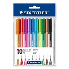 staedtler ball pen set of 10