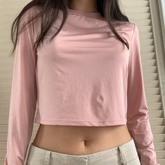 Size: Us M Never Worn And Kept In Excellent Condition #Pink #Barbie #Longsleeve #Pinkshirt #Fall Feminine Pink Long Sleeve Top, Pink Long Sleeve Feminine Top, Pink Casual Plain Tops, Casual Plain Pink Tops, Casual Pink Plain Tops, Casual Pink H&m Top, H&m Casual Pink Tops, Summer Pink H&m Tops, H&m Pink Summer Tops