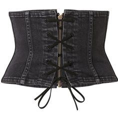 Denim Corset Belt, Corsets Tops, Corset Belts, Diy Corset, Belt Corset, Cincher Corset