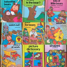 several children's books about bears and what is the bear? for bears, pictures at work