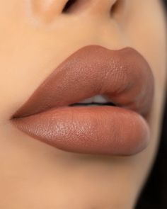 This chocolate brown highly pigmented LipStick shade goes on creamy with a texture that gives a rich high shine while frosted or pearlized formulations add high fashion glamour. Perfect for any girls night out! Pairs well with True Brown LipLiner ﻿﻿* Paraben-Free / Mineral-Based Brown Makeup Lipstick, Morena Lipstick Shade, Light Brown Lipstick Shades, Lip Makeup Matte, Classy Lipstick Shades, Peachy Brown Lipstick, Brown Lipstick On Brown Skin, Lipstick Brown Shades, Brown Girl Lipstick Shades