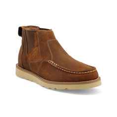 The men's casual 4" Chelsea Wedge Sole Boots are a fresh take on an iconic style that has been a staple for more than half a century. With their timeless appeal, these boots now feature all of today's modern comfort. Handcrafted from premium full-grain oiled leather, these boots have double stitched seams and leather reinforcements that look good and give added protection at key failure points. The slip-on wedge sole has double gore panels that flex for ease of sliding on yet conform comfortably Dvs Shoes, Running Sandals, Cartoon Shoes, Rainbow Sandals, Flat Dress Shoes, Casual Dress Shoes, Nursing Shoes, Wide Width Shoes, X Man