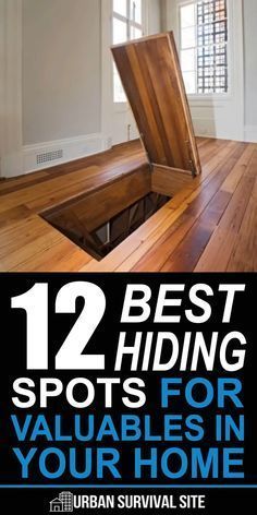 the cover of 12 best hiding spots for valuables in your home