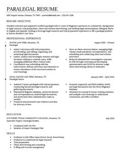 a professional resume for an office worker