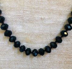 New! Black Glass Bead Necklace Estate Jewelry  was just added to eBay. Check it out! #eBay #eBaySeller Adjustable Glass Necklaces For Formal Occasions, Necklace Glass Beads, Antique Jewelry Necklace, The Little Black Dress, Glass Bead Necklace, Black Glass, Black Beads, Glass Bead, Bead Necklace