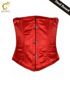 Crazy Chick Red Steel Boned Waist Cincher (Steel Boned) Red Nose Day, Red Nose