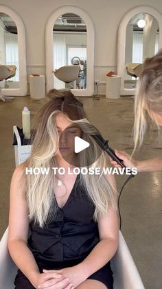 How To Get Long Waves In Hair, Loose Waves With Wand, Big Soft Waves Hair, How To Soft Waves For Medium Hair, Loose Wave Hair Tutorial, Effortless Waves Long Hair, Big Curls On Medium Hair, How To Get Big Waves For Long Hair, Beachy Wave Tutorial