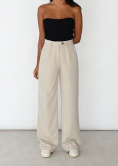 Pantalon wide leg Leg Design, Metal Hooks, Care Label, European Style, European Fashion, S Models, Wide Leg Pants, Wide Leg, Fashion Inspo